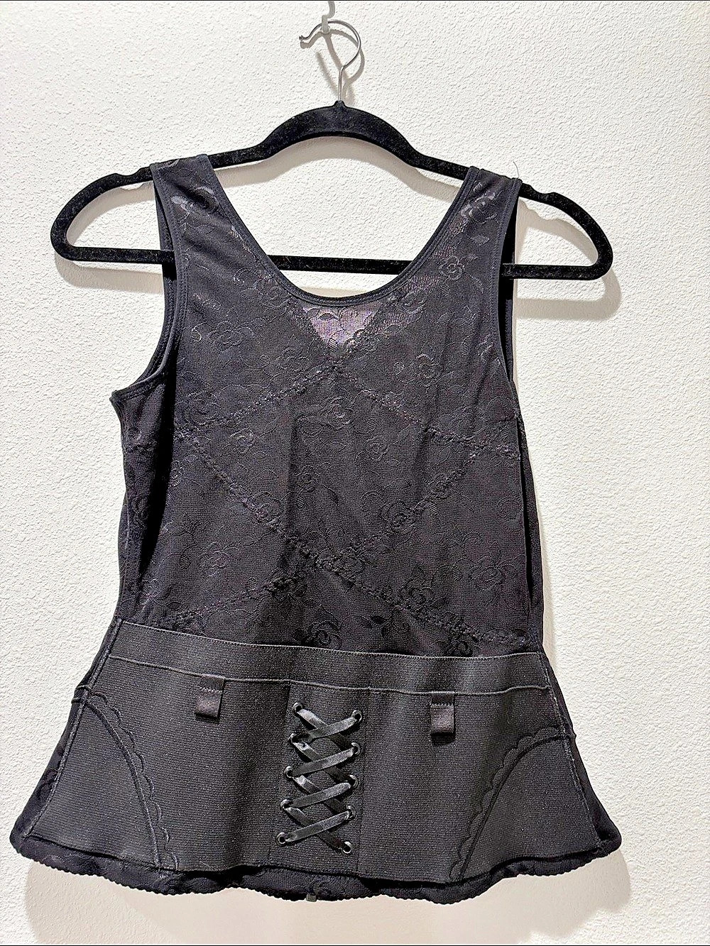 Can Concealment Corset Holster Tank Top Black Medium
